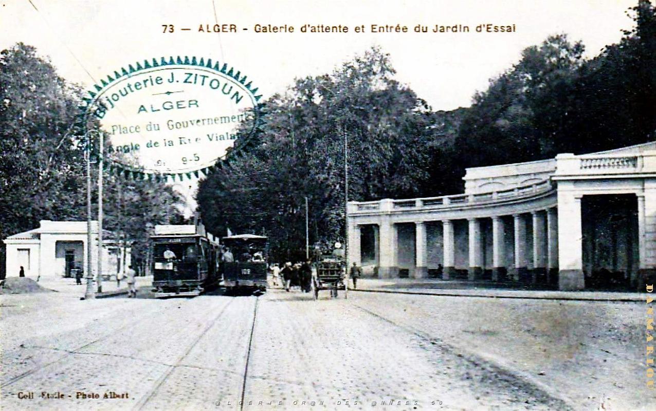 Alger - Jardin d'essai - Galerie d'attente et Entree.jpg